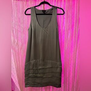 Banana Republic gray Midi Dress